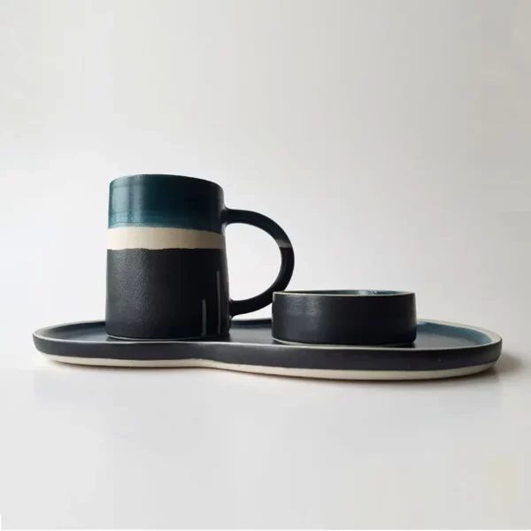 Combiné repose cuillère, tasse haute et ramequin – Image 5