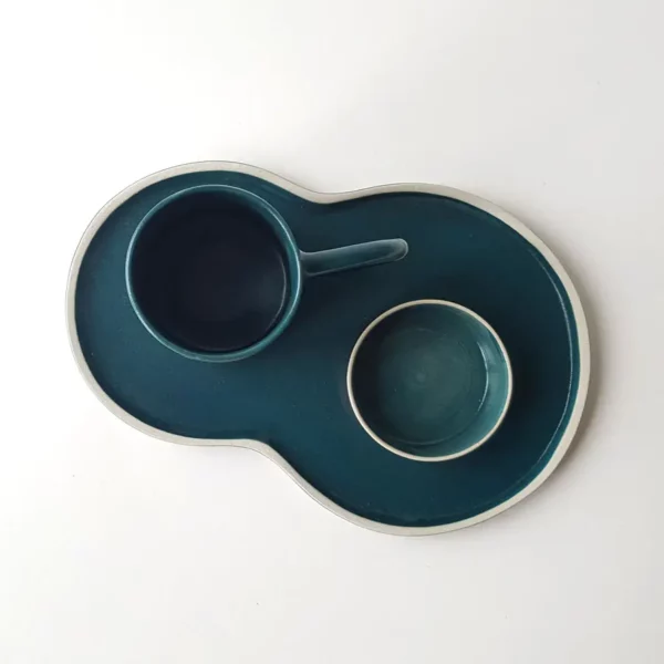 Combiné repose cuillère, tasse haute et ramequin – Image 4