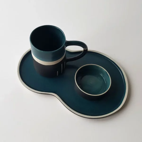 Combiné repose cuillère, tasse haute et ramequin – Image 3