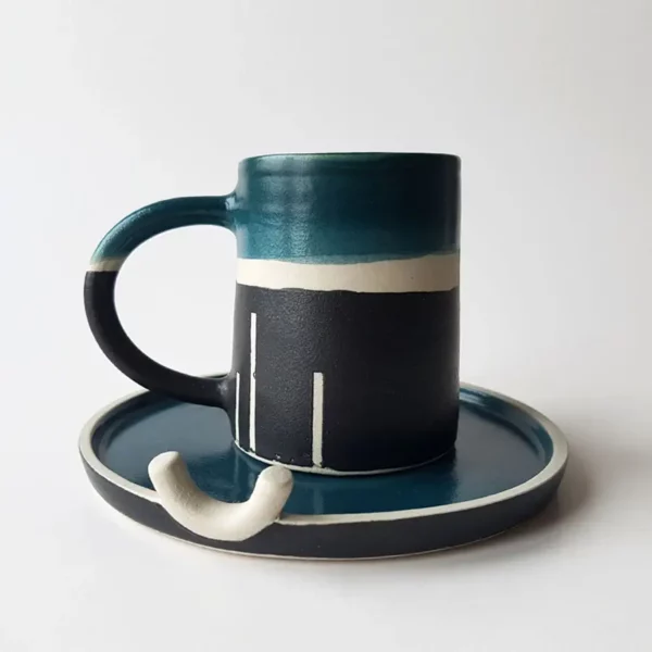 Tasse haute et sous tasse